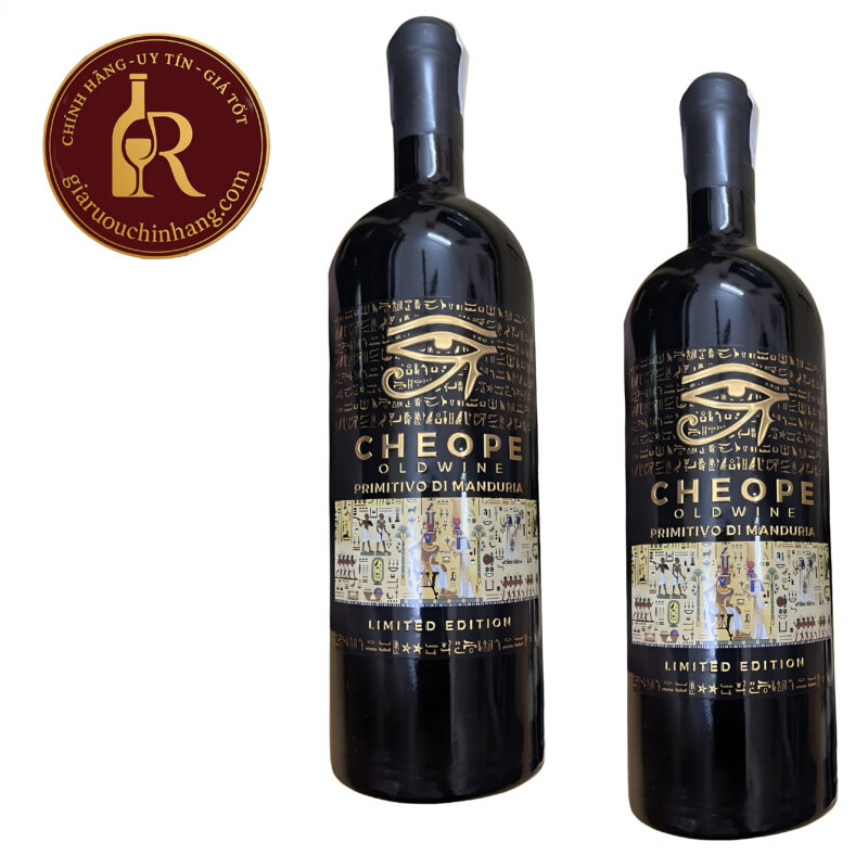 Rượu Vang Ý Cheope Primitivo di Manduria 18,5 Độ