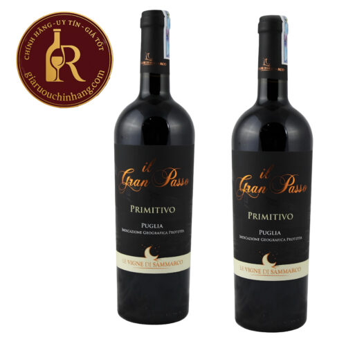 Rượu Vang Ý IL Gran Passo – Primitivo Puglia Cao Cấp
