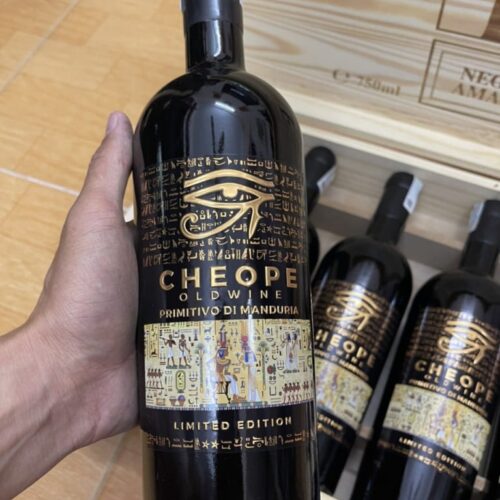 Rượu Vang Ý Cheope Primitivo di Manduria 18,5 Độ