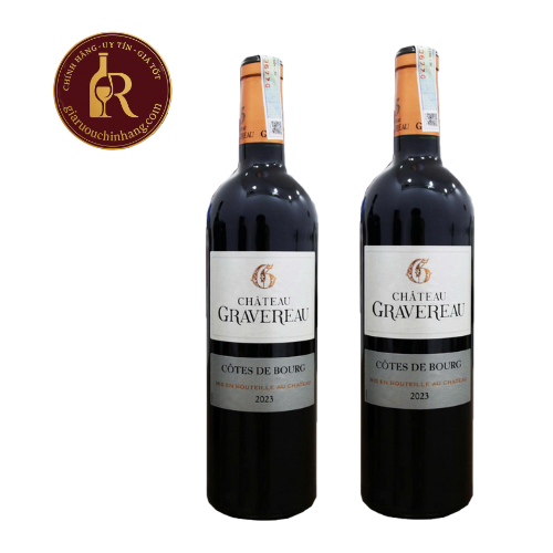 Rượu vang Château Gravereau Côtes de Bourg
